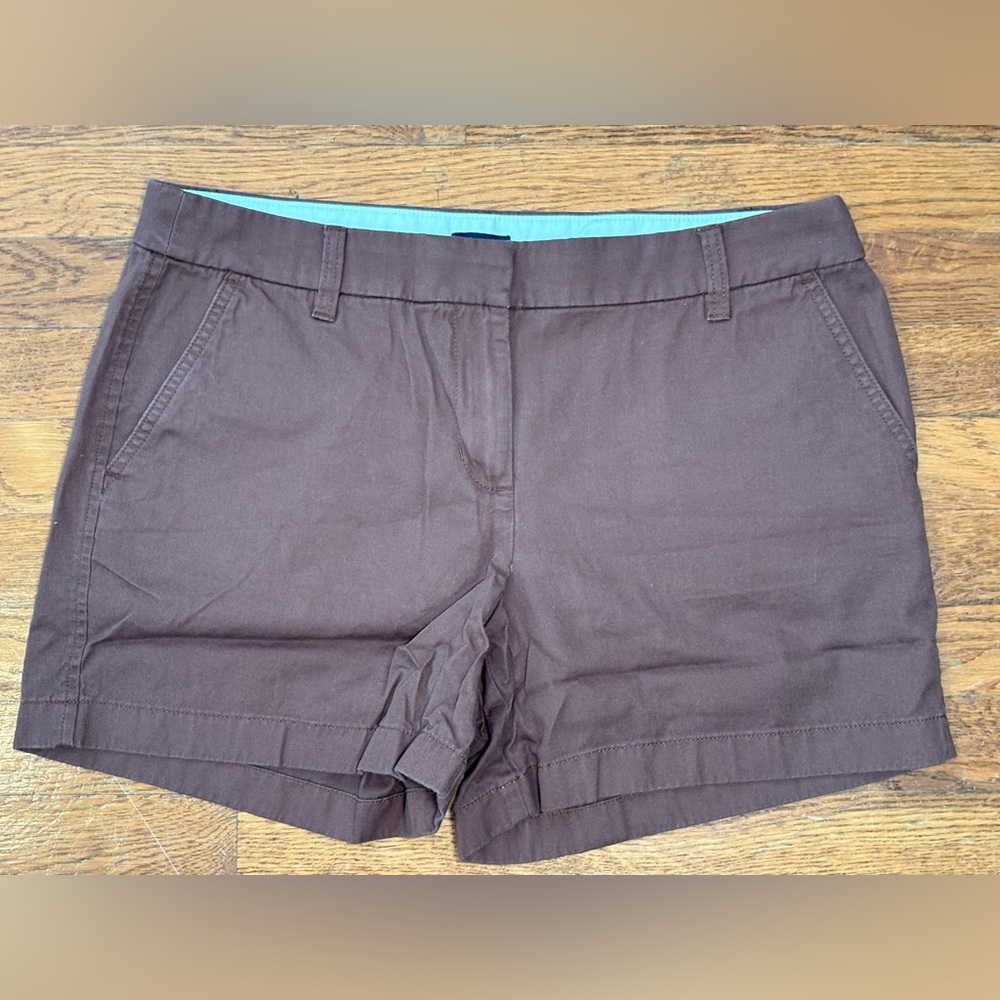Brown J.Crew Factory Chino Shorts